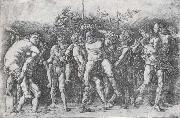 Andrea Mantegna A Bacchanal with Silenus Sweden oil painting artist